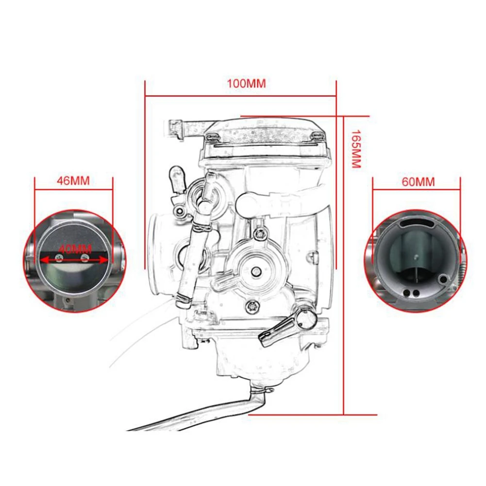 Мотоциклетный карбюратор RTS для Kawasaki KLR650 1987-2007 08-18 15001-1315