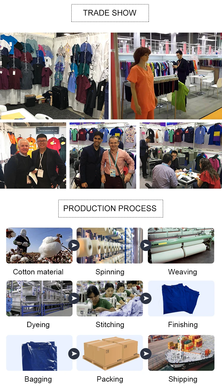 High Quality Hospital Custom Nurse Scrubs Man Hospital Polo Scrubs