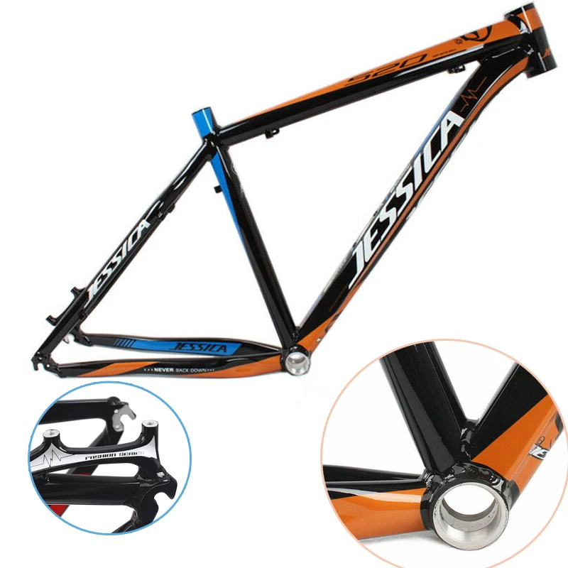 Mountain bike frame ultralight 16 17 18 inch aluminum alloy bicycle frame 44 56 mm bicycle frame Alibaba