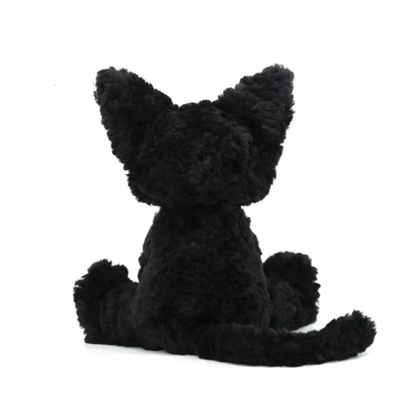 Factory Audits Professional Make Your Own Custom Plush Toy Character Plushie Custom Dolls Stuffed Animals--Black Cat