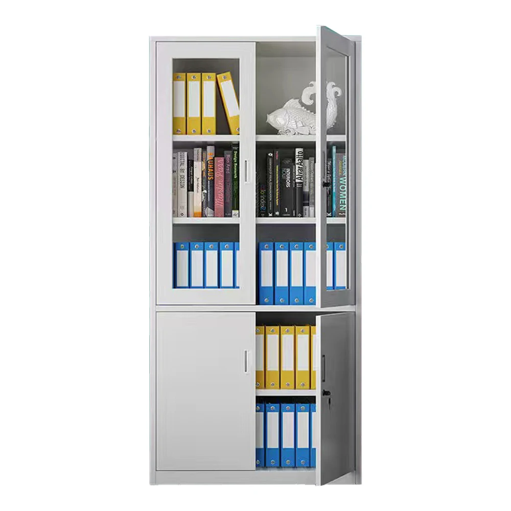 Metal 5-Layer Filing Cabinet with Modular Detachable Compartments for Office, School, and Hospital Use