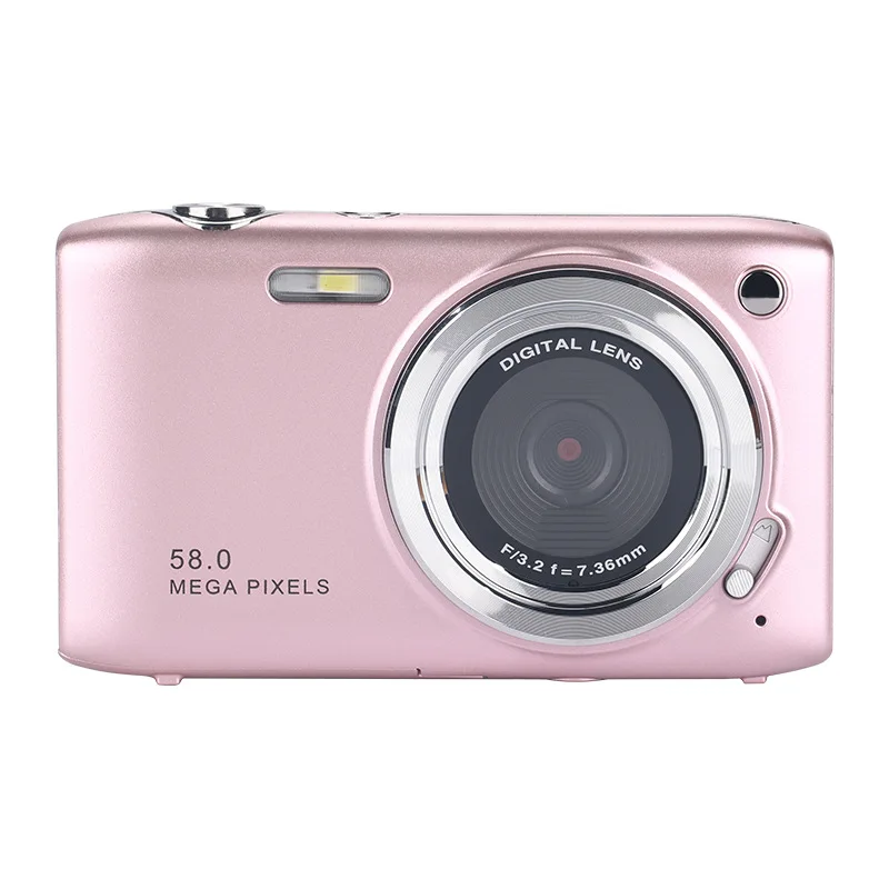 HD DIGITAL CAMERA ピンク 58.0メガピクセル 16倍ズーム Pink)4K HD 58MP 16X Zoom Digital Camera With 2.88 Inch