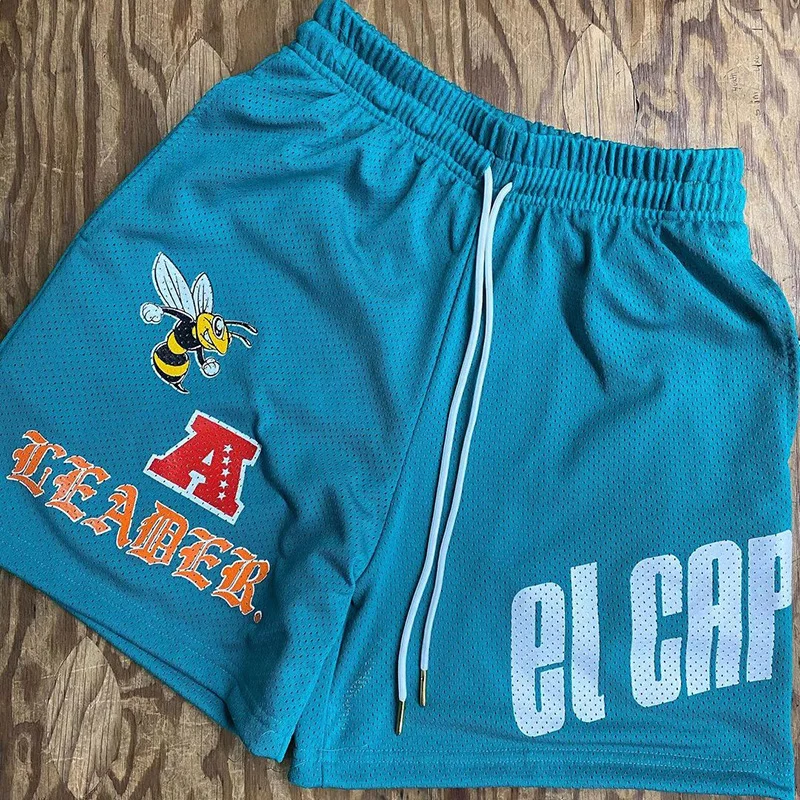 Eric EE Mænd Silketryk Pocke Shor Elastisk linning Sommer Mænds Mesh Basketball Shor Custom Til Mænd Mesh511_voghion.com