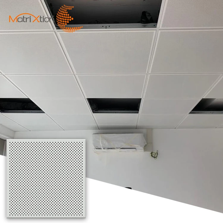 Ceiling Tile Interior Decoration Factory Direct Supply Aluminum Metal Waterproof Powder Coating Square Modern Fireproof 5 Years