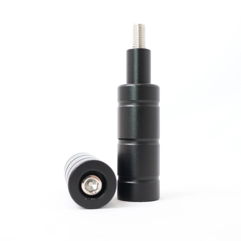 Motorcycle Modified Black M6 M8 Mudguard Fork Mount Headlight Tail Spot Light Black Cylindrical Bracket factory