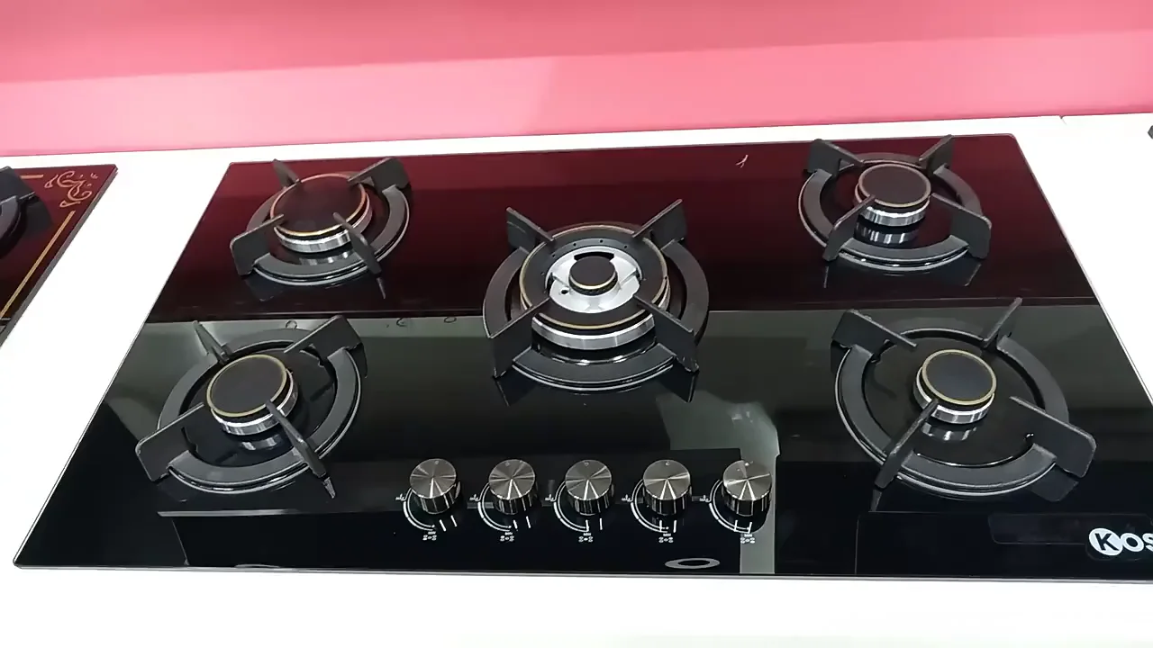 Highend Kitchen Appliance Gas Cooktop Builtin 7mm Convertible