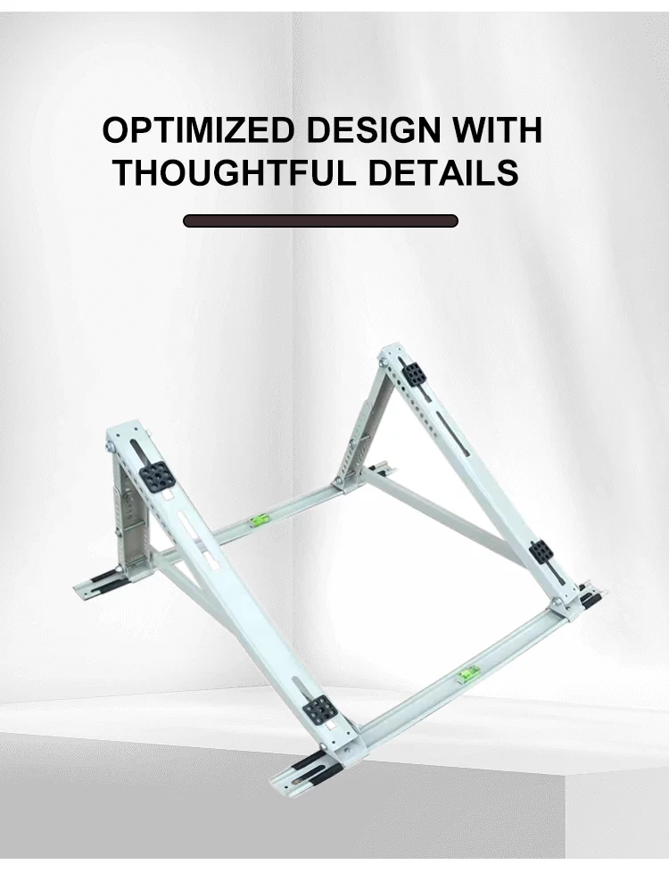 Manual Metal Roof Frame Stand for Air Conditioner Aircon Support Holder Accessory