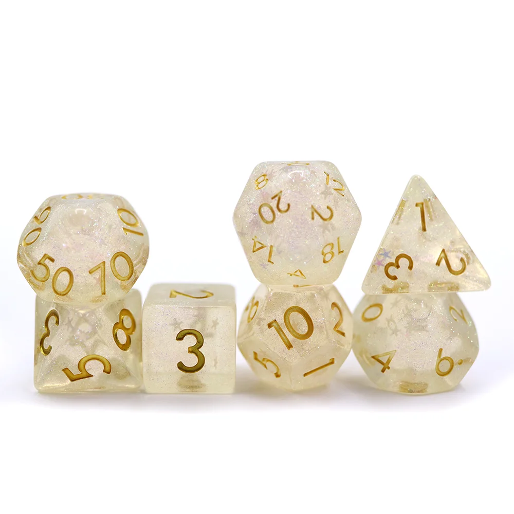 product high quality full set rpg  dnd gaming dice precious gemstone style tabletop accessories-17
