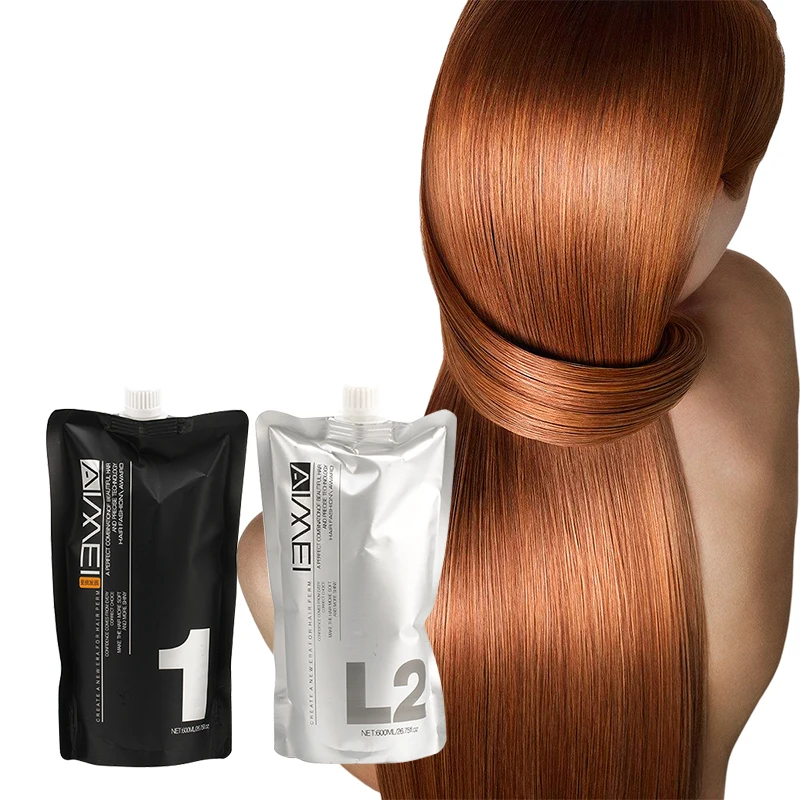 Guangzhou Wholesale Private Label AIMEI Professional Hair Rebonding Cream Hair Straightening for Africa Hair
