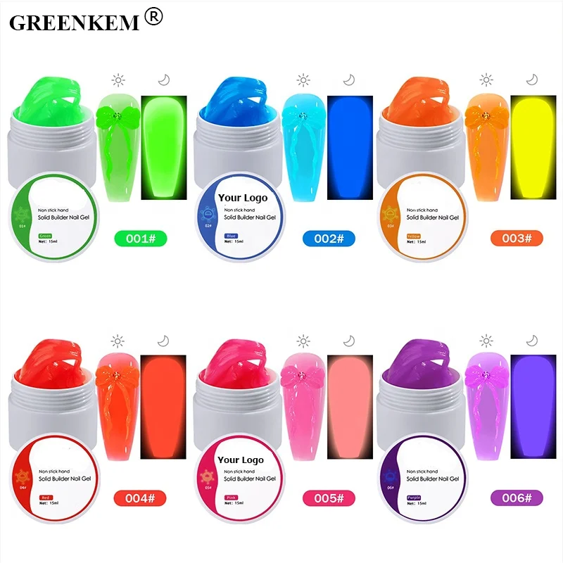 Wholesale 15ml Nail Extension Gel BuilderJelly Colors Reinforce Solid