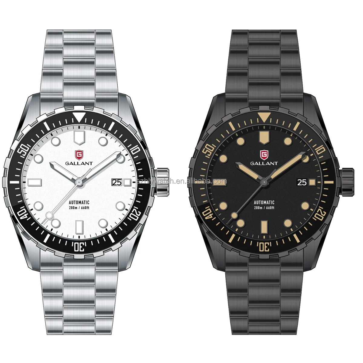 Top 10 Wrist Watch Brand 316l Stainless Steel Ceramic Bezel 20atm