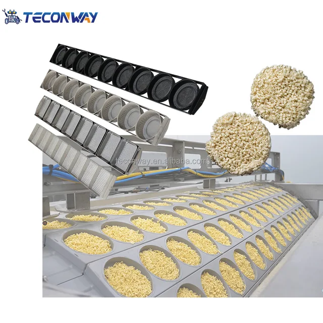SUS304 CNC Lathed Strength Supplier High Open Area for Zhengya CNC Machined Noodle Fryer Retainer for Fresh Ramen Maker