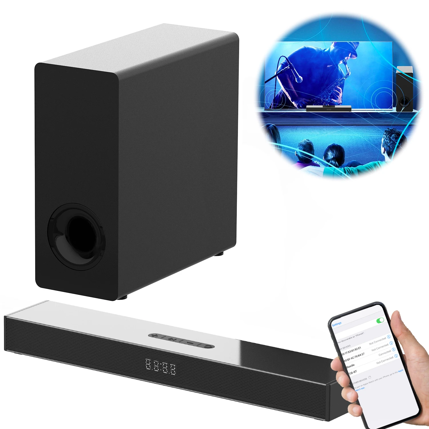 Best Home Theater System Speaker Soundbar Super Bass Sound Bars
