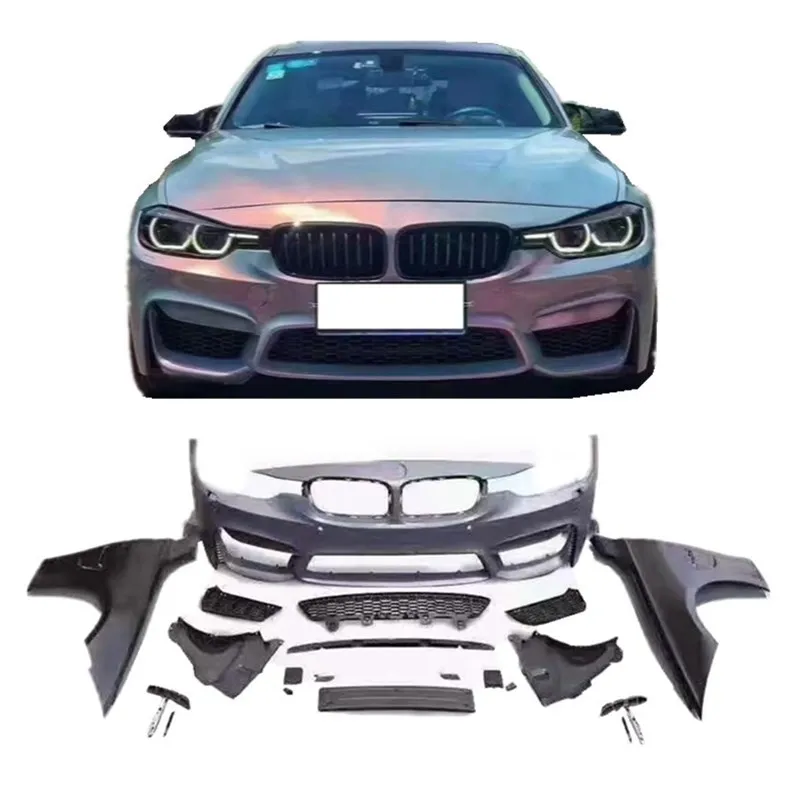 Front Bumper Assy Bodykit For Bmw 3 Series F30 F35 2013-2018 Upgrade M3 ...