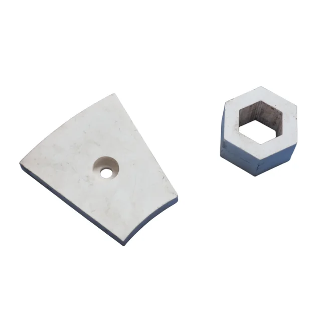 high temperature resistant industrial insulation zirconia toughened ceramic round plate tile brick block