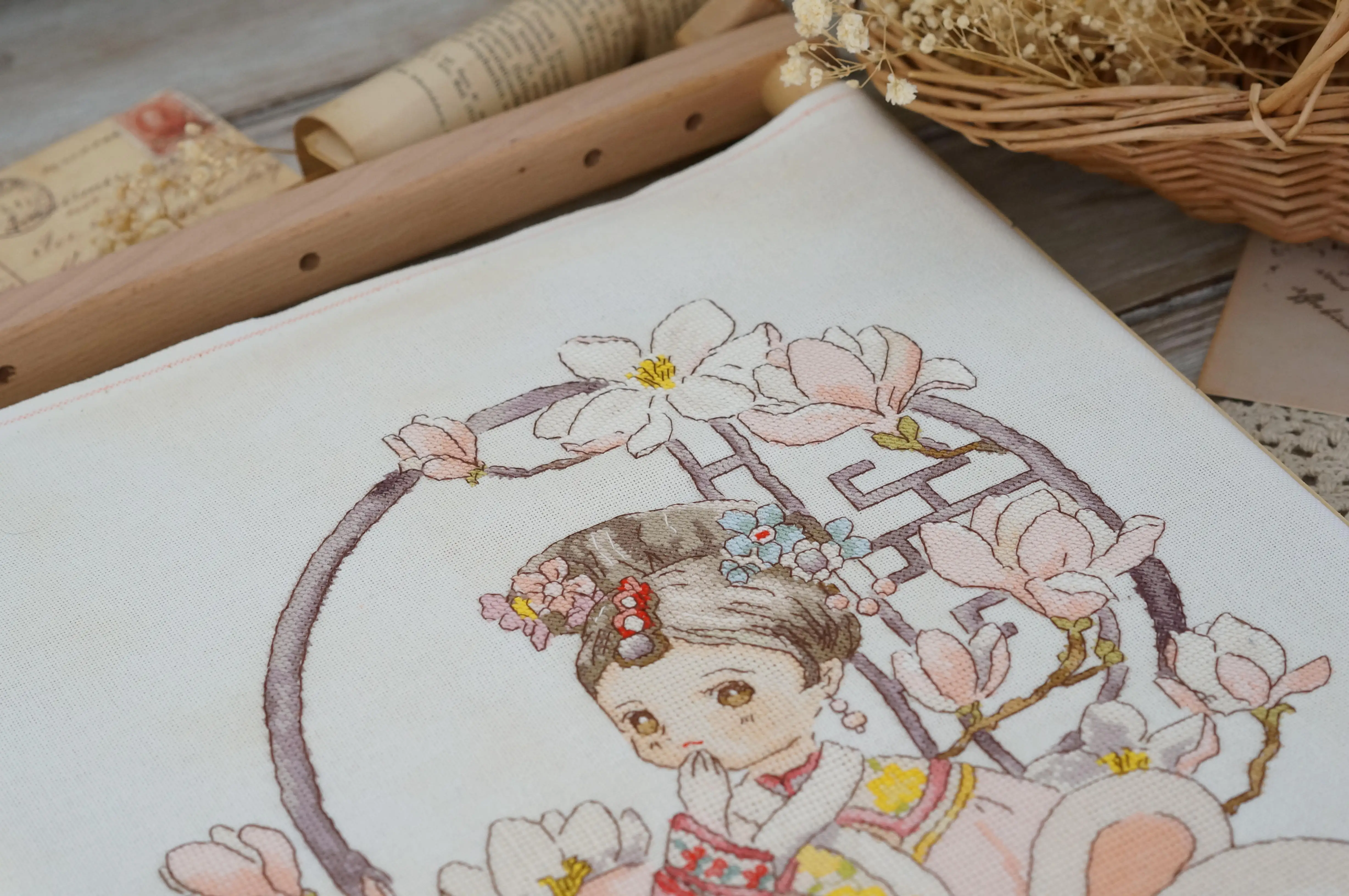 Набор для вышивки крестиком ручной работы Xiutime китайская мода Gril No. 126 принцесса