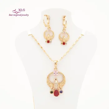 Cheap Price Hand Gold Plated American  Women Jewelry Earrings Sets For Woman