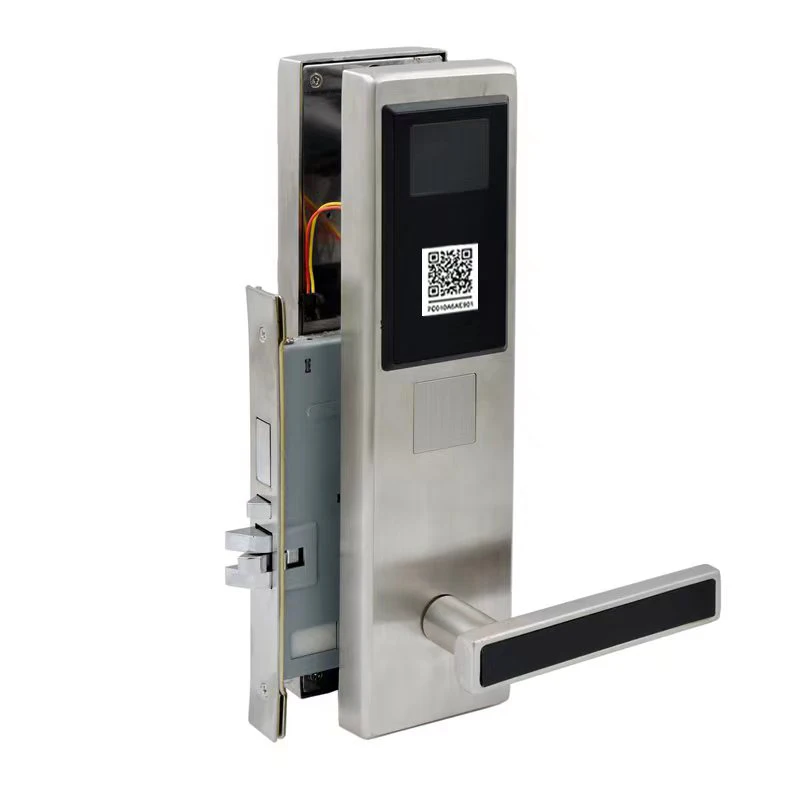 Stainless Steel 304 Smart Qr Code Lock Work With Ble,Qr Code And Rf Card Suitable For Hotel