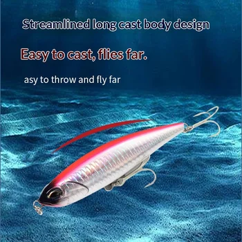 New Sea Bass Sea Fishing Pencil Lure Set 145mm/70g Sinking Plastic Artificial Hard Bait Bionic Fake Bait Wholesale – Pencil – view 3