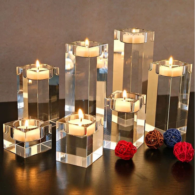 crystal candle holders weddings holidays gifts