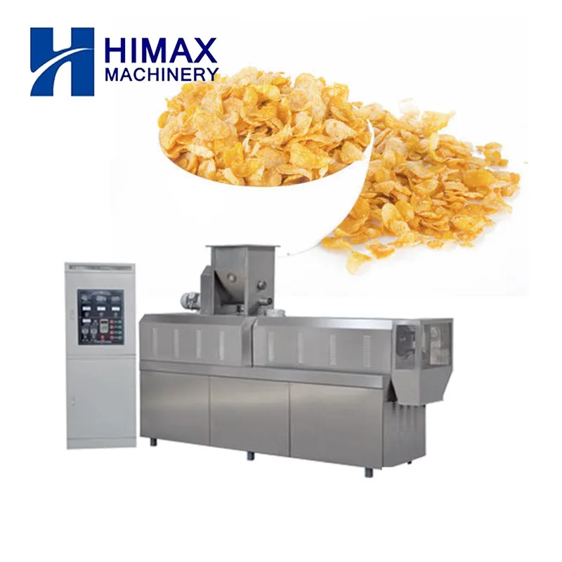 Corn Flakes Production Line Breakfast Cereal Making Equipment Snacks Food Corn Flakes Machine Hot Sale