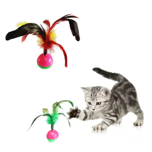 Cat Toy Funny Pet Training Tool Cat  Ball Toy Educational Tumbler Toy Pet Supplies