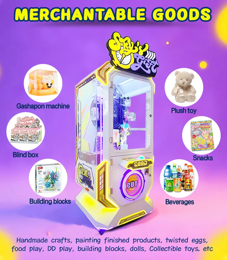 Funpark New Arrivals Ferris Wheel Arcade Claw Machine English Coin Operated Metal Gift Game Toy Vending Amusement Park supplier