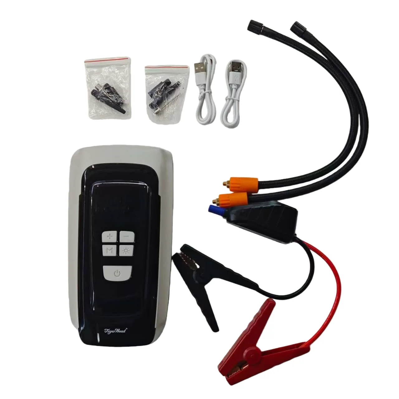 공기 압축기가 내장된 도매용 2-in-1 자동차 점프 스타터