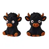 Mucca delle Highland 3D nera
