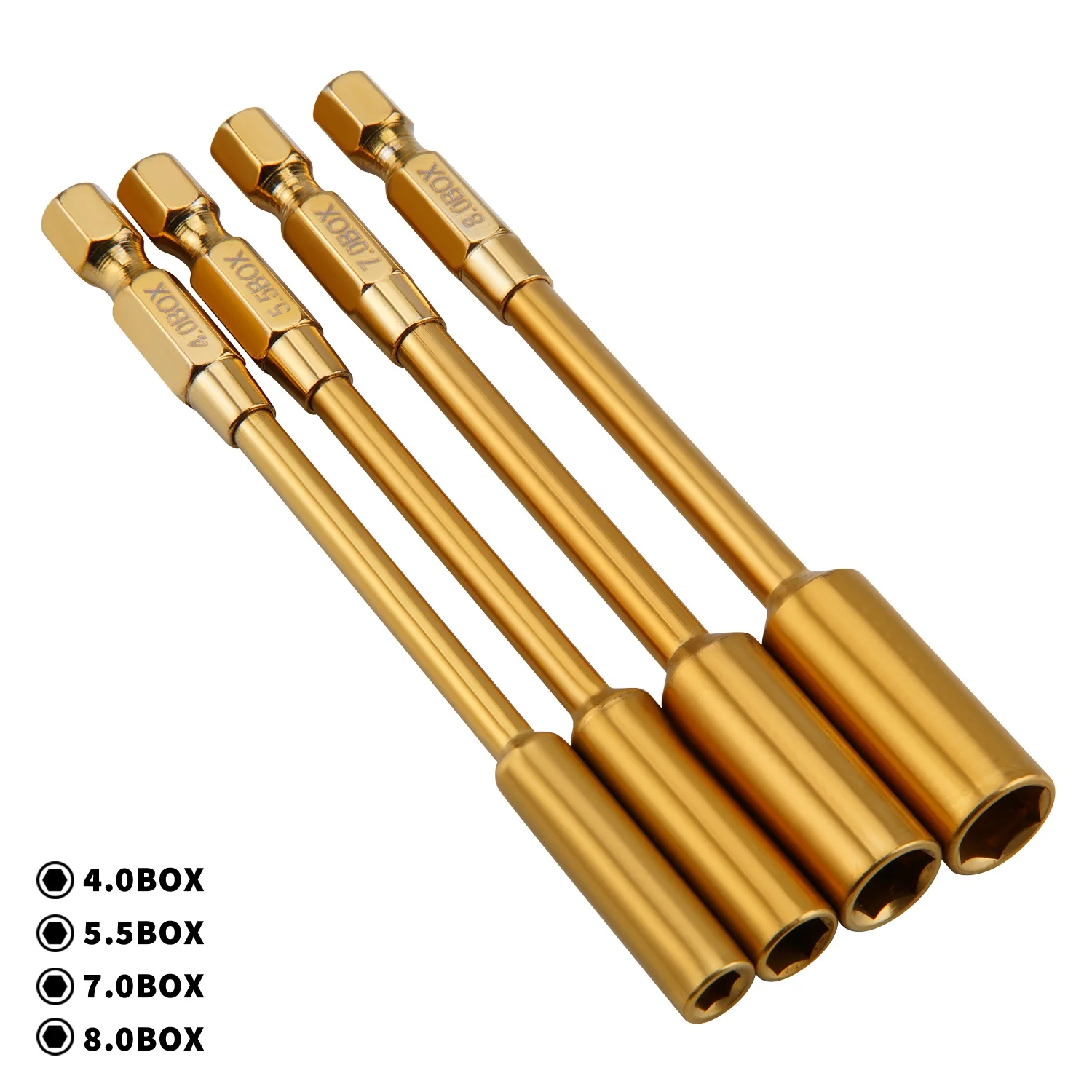 XJL OEM Screw Driver Tools - Gold Hexagon Set for RC Cars