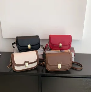 Women Handbags Casual Retro Mini PU Shoulder Bag Totes Bags for Women 2023 Trendy Vintage Handbag Female Small Subaxillary Bags