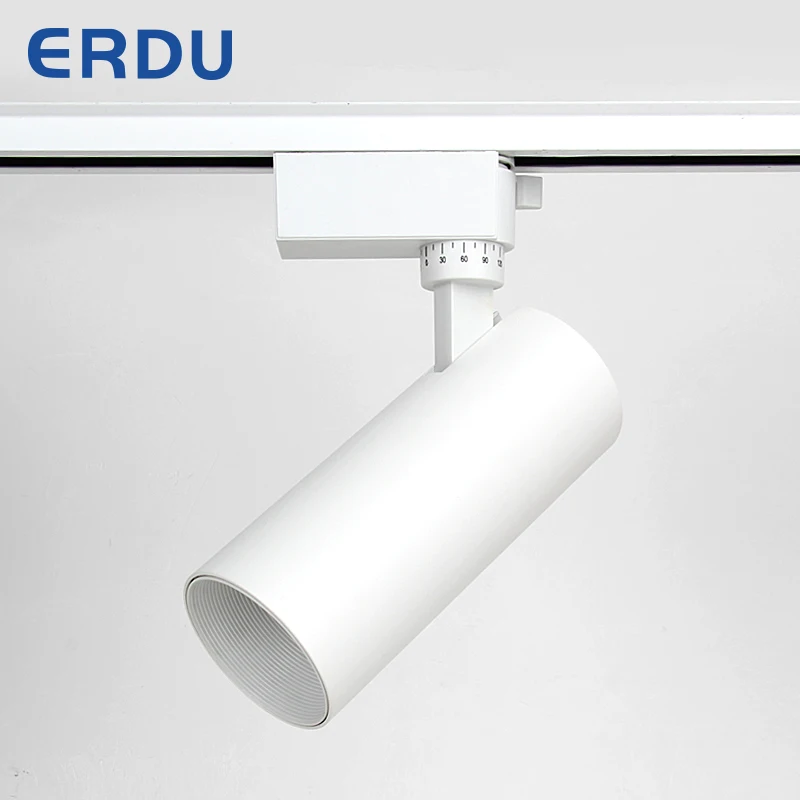 
Высококачественный современный коммерческий светодиодный Трековый светильник высокой яркости Ra80 COB Точечный светильник 10 Вт Трековый мини-светильник без мерцания 