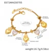 E671-gold diy multi accessories bracelet 154cm