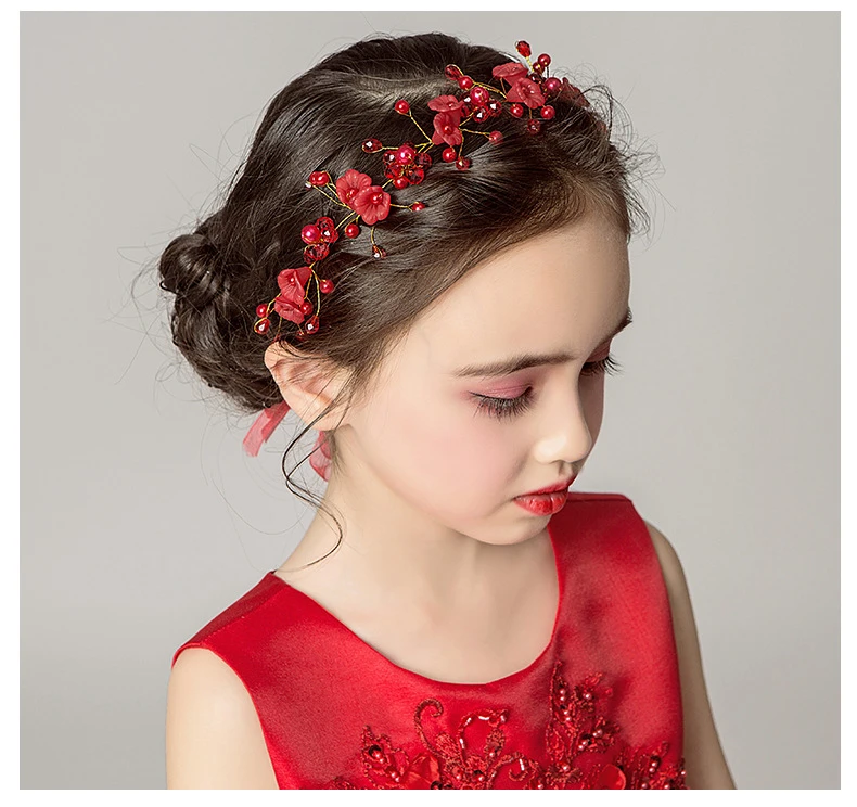 Beautiful Flower Girl Crown Wholesale Princess Hair Accessories Kids ...