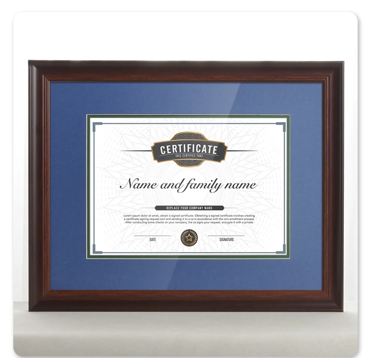 Wholesale A3/a4 Photo Frame 6/7/8/10 Inch Ps Foam Certificate Folder