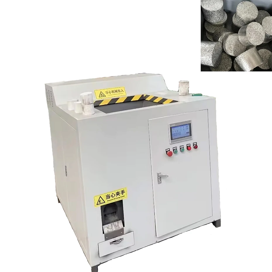 High Efficiency Automatic Metal Powder and Chip Cake Press Machine Metal Chip Pressing Machine Scrap Metal Briquetting Press