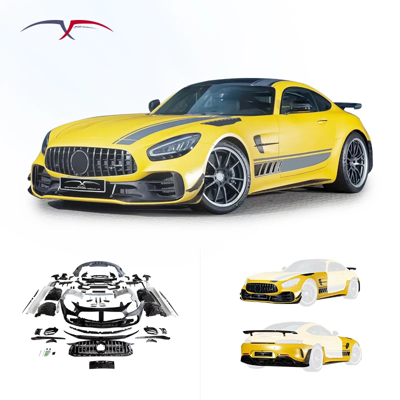 Mercedes AMG GT GTS Gtc GTR Pro Body Kit Full Carbon Fiber Front Rear Bumper Fender Diffuser