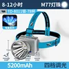 Tasse TD-8011 Silver-78 [2 piles 18650 5400 mAh]