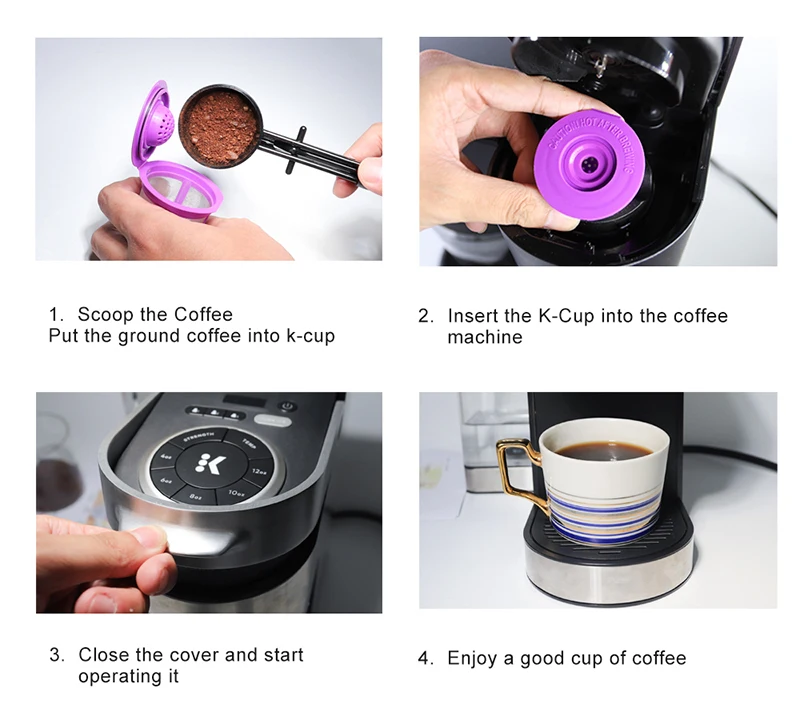 Plastic K-cup Coffee Maker Gourmet 