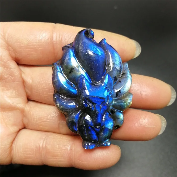 Wholesale Natural Hand Carved Blue 