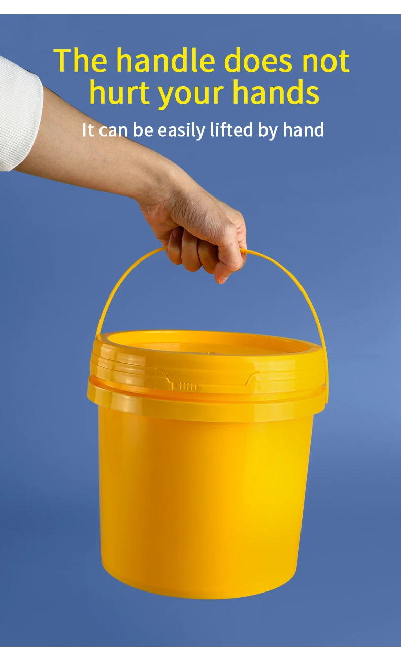 Customized Cheap 1l25l Food Grade Safety Paint Round Bucket White