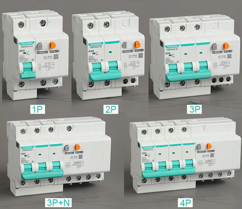 Ac 3 Phase 30 Amp Automatic Rcbo Miniature Circuit Breaker Buy