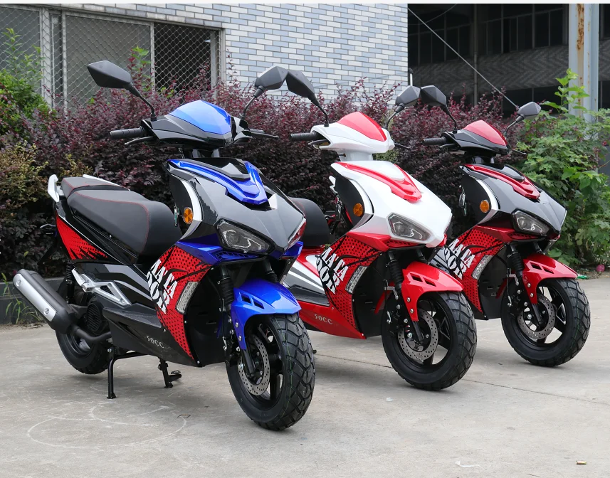 High Grade Fast Speed 2 Wheels Powerful 50CCscooter 100cc Moped 150CC Gas Type Scooters ABS RACING MOTORCYCLE