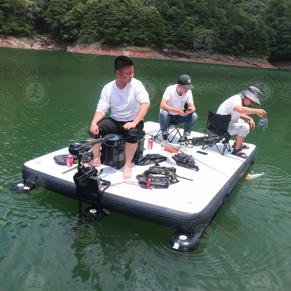 Inflatable Fishing Floating Platforms - Durable & Portable