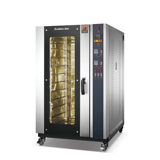 Печь для выпечки хлеба с функцией пара, газовая пекарская печь, 5/8/10 лотков