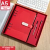 SET-12--Red notebook + signature pen + pen refill