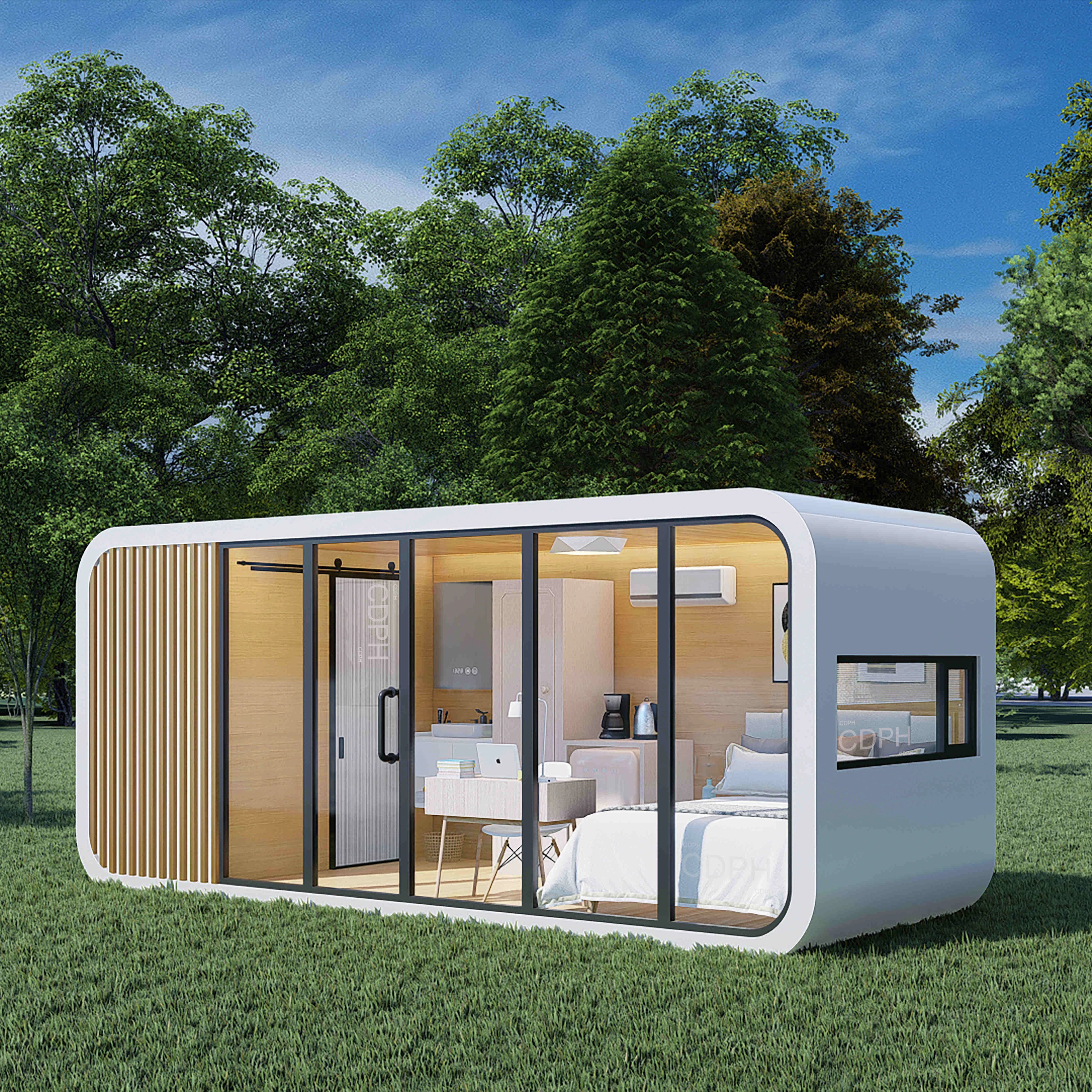 APPLE HOUSE タンス Modern Modular 20ft Smart Apple Cabin Container House