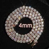 4mm Rose Gold Tennis Chains
