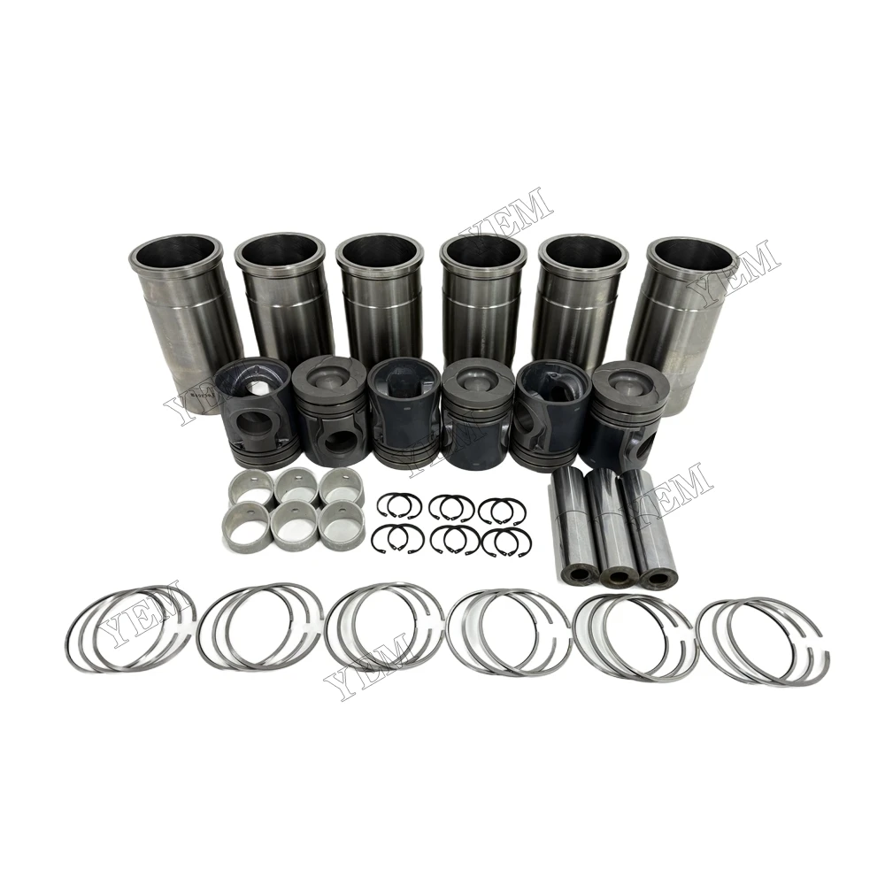 Cylinder Liner Kit for Volvo TAD741GE Diesel Engine Spare Parts 6
