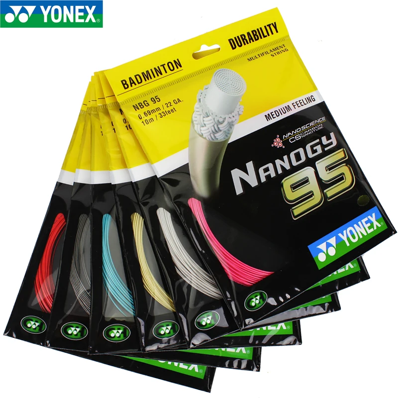 Yonex Nanogy 95 0.69mm badminton string 10m set.